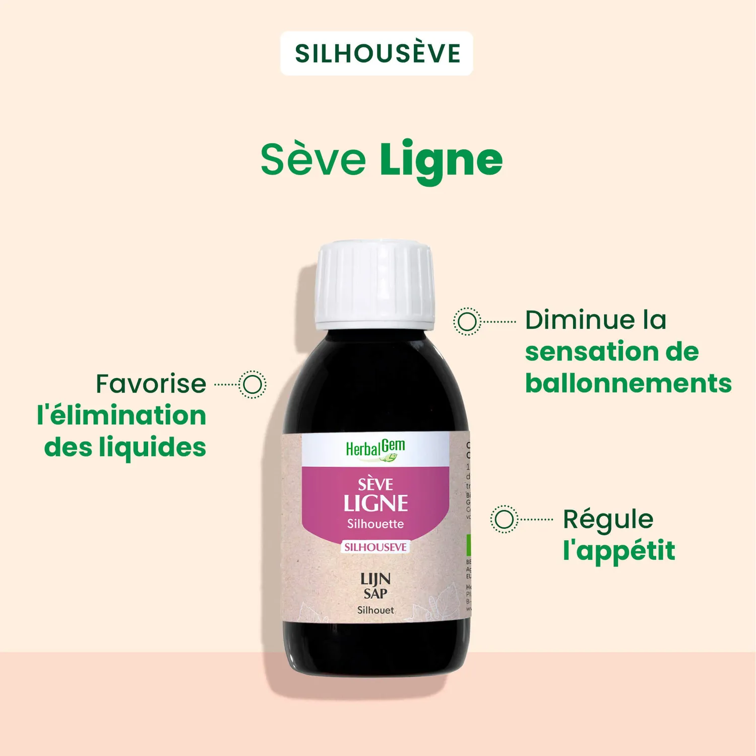Herbalgem Sève Ligne sève de bouleau bio silhouette