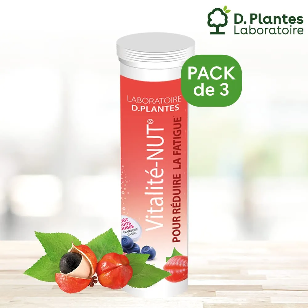 D.Plantes Vitalité-Nut effervescent fruits rouges 90 tonus