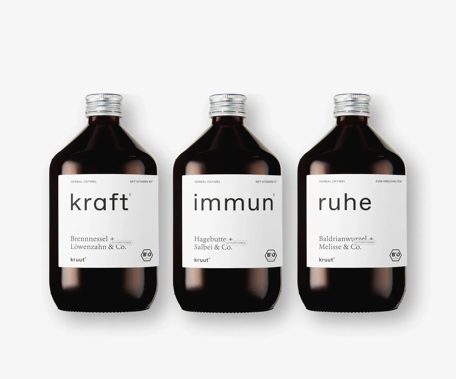Kruut Daily Ritual Coffret Oxymel 3 Flacons Bio