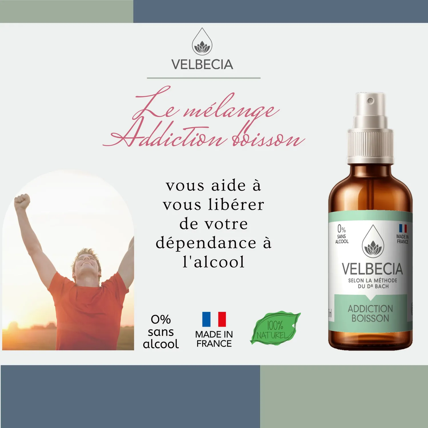 Velbecia Addiction Boisson élixir floral 2x30 ml sans alcool