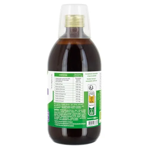 Phyto-Actif Cocktail Super Détox solution 500ml bio 5 émonctoires