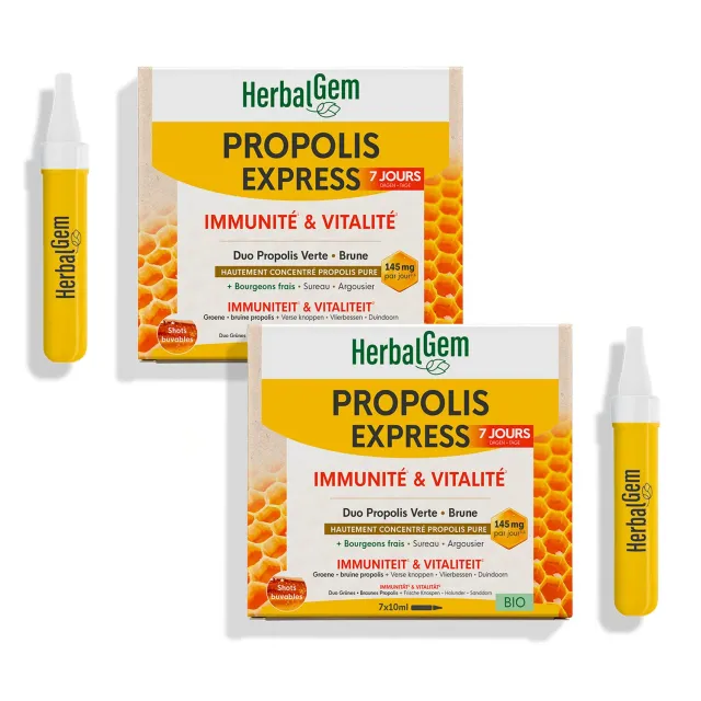 Herbalgem Propolis monodoses bio immunité 2 boîtes