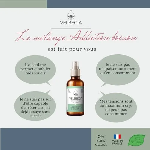 Velbecia Addiction Boisson élixir floral 2x30 ml sans alcool