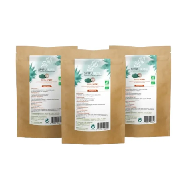 Spirunutri Spiru Sport complement alimentaire 3 mois bio