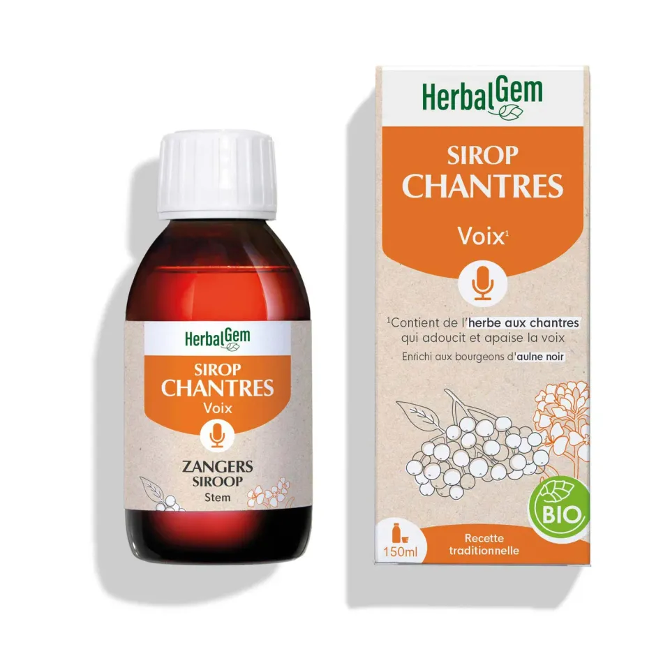 Herbalgem Chantres sirop voix enrouée bio