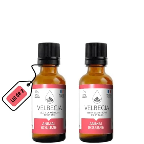 Velbecia Animal Boulimie élixir floral sans alcool 30 ml +1 offert