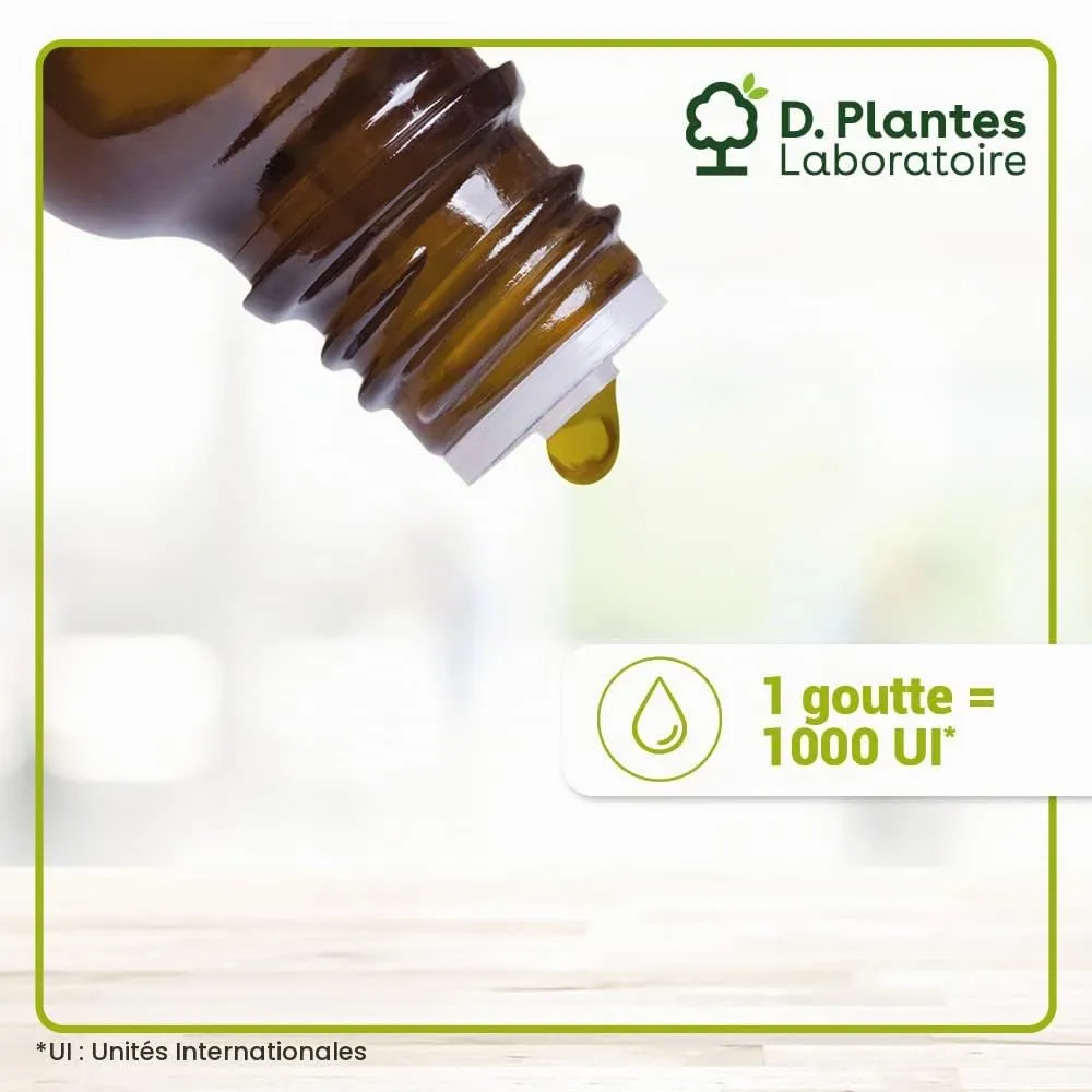 D.Plantes Vitamine D3 Végétale 1000 UI compte-gouttes 20ml