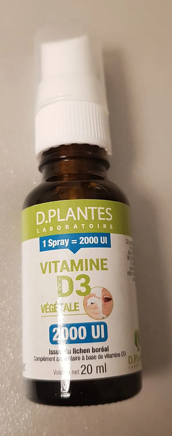 D.Plantes Vitamine D3 2000 UI Spray 20 ml Vegan