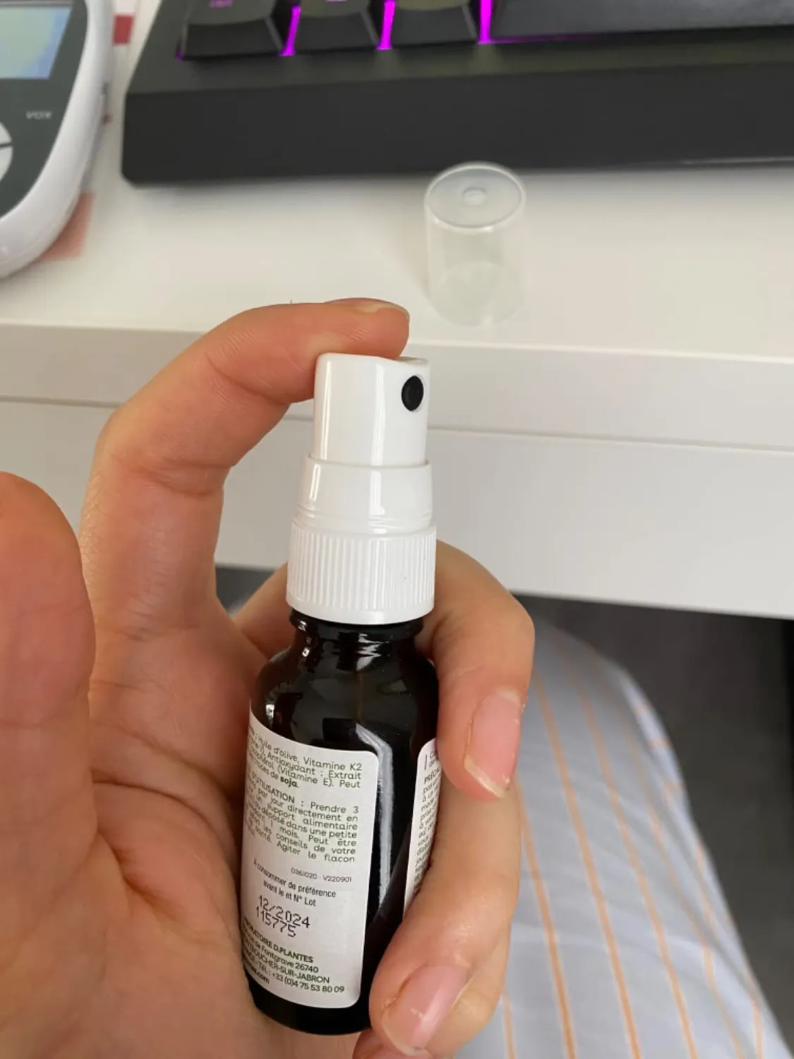 D.Plantes Vitamine K2 MK7 spray 20 ml origine végétale