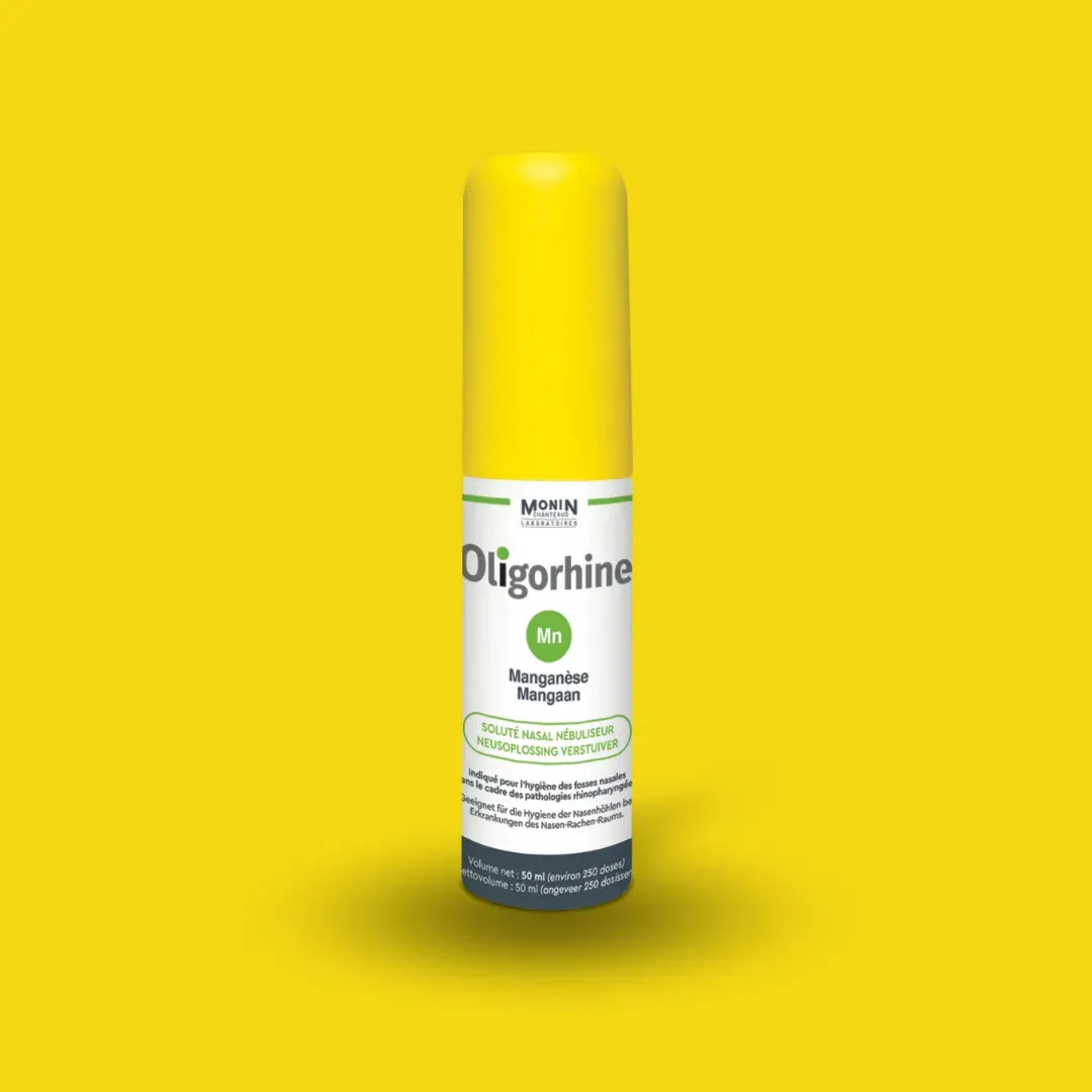 Laboratoires Monin Chanteaud Oligorhine Manganèse spray nasal 50 ml isotonique