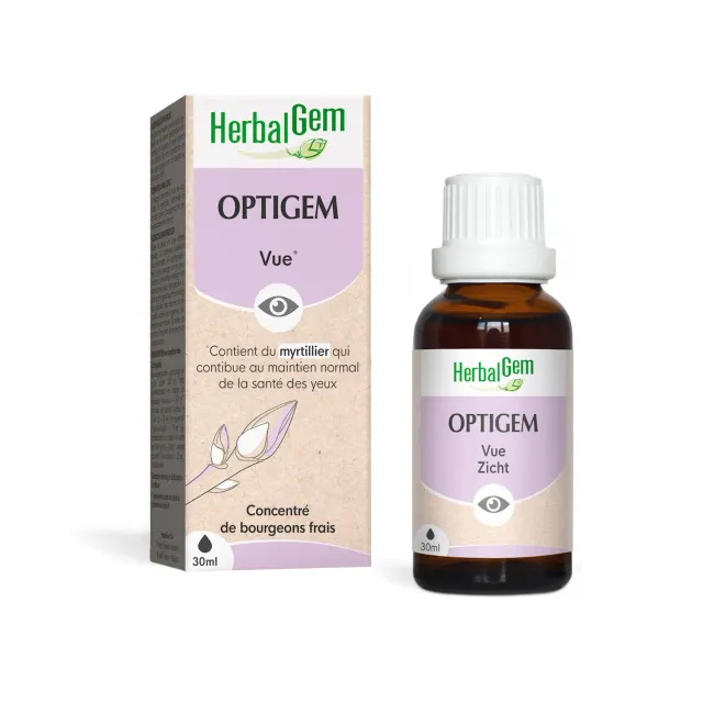 Herbalgem OptiGem Vue complexe bourgeons fatigue visuelle