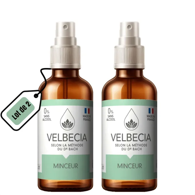 Velbecia Minceur élixir 50ml +1 offert fleurs de Bach
