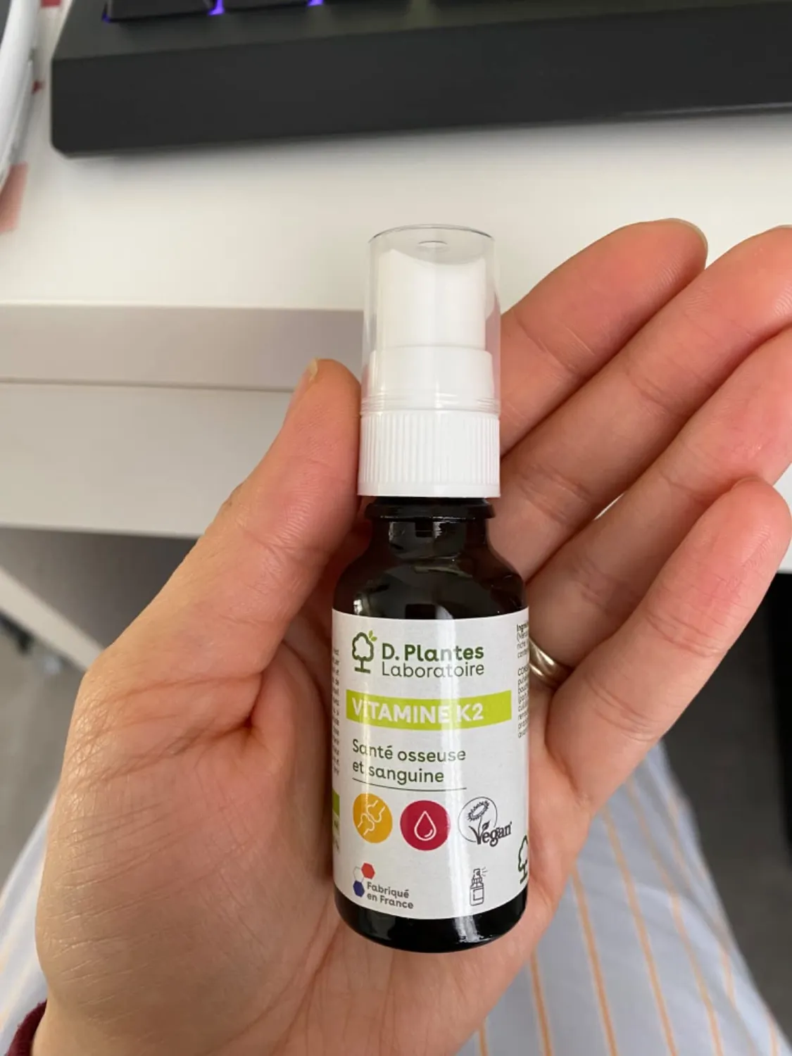 D.Plantes Vitamine K2 MK7 spray 20 ml origine végétale