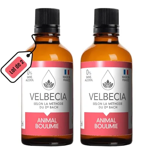 Velbecia Animal boulimie élixir fleurs 50ml sans alcool glouton