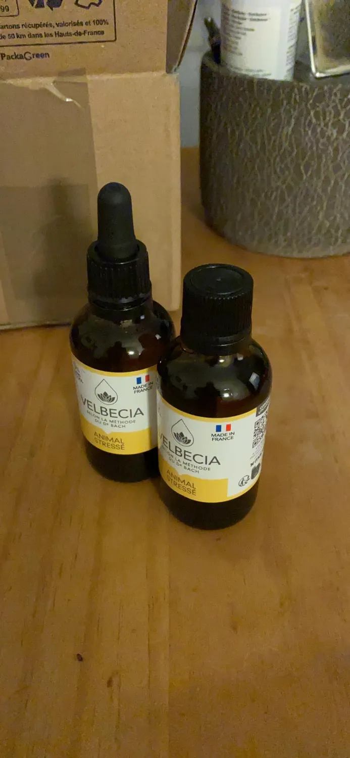 Velbecia Animal Stressé élixir fleurs 2x50ml anxieux