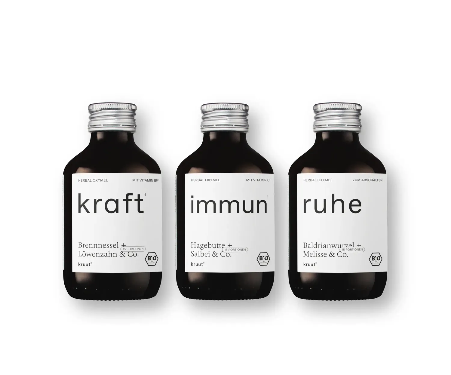 Kruut Daily Ritual Coffret Oxymel 3 Flacons Bio