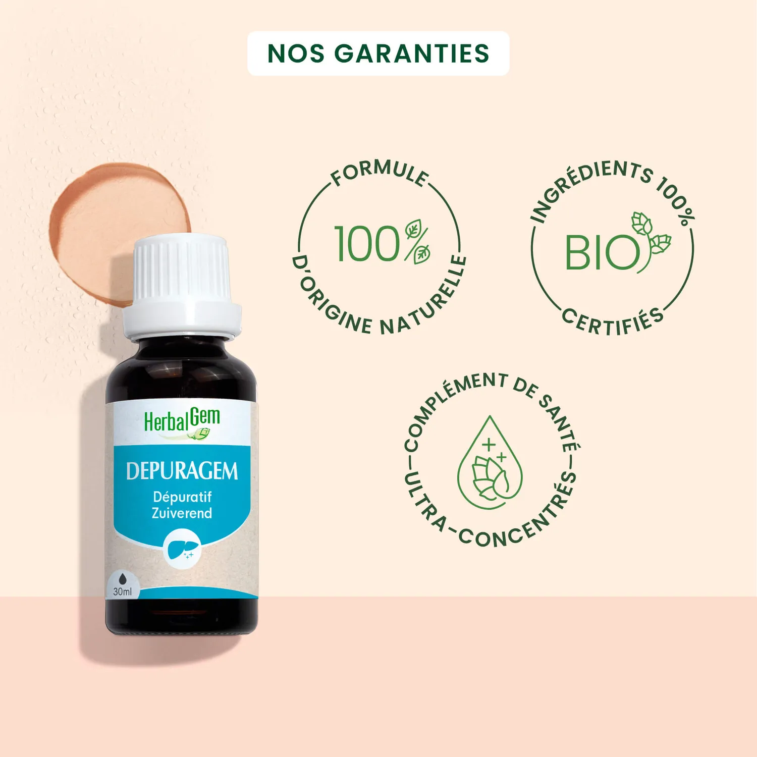 Herbalgem DepuraGem complexe drainant bio