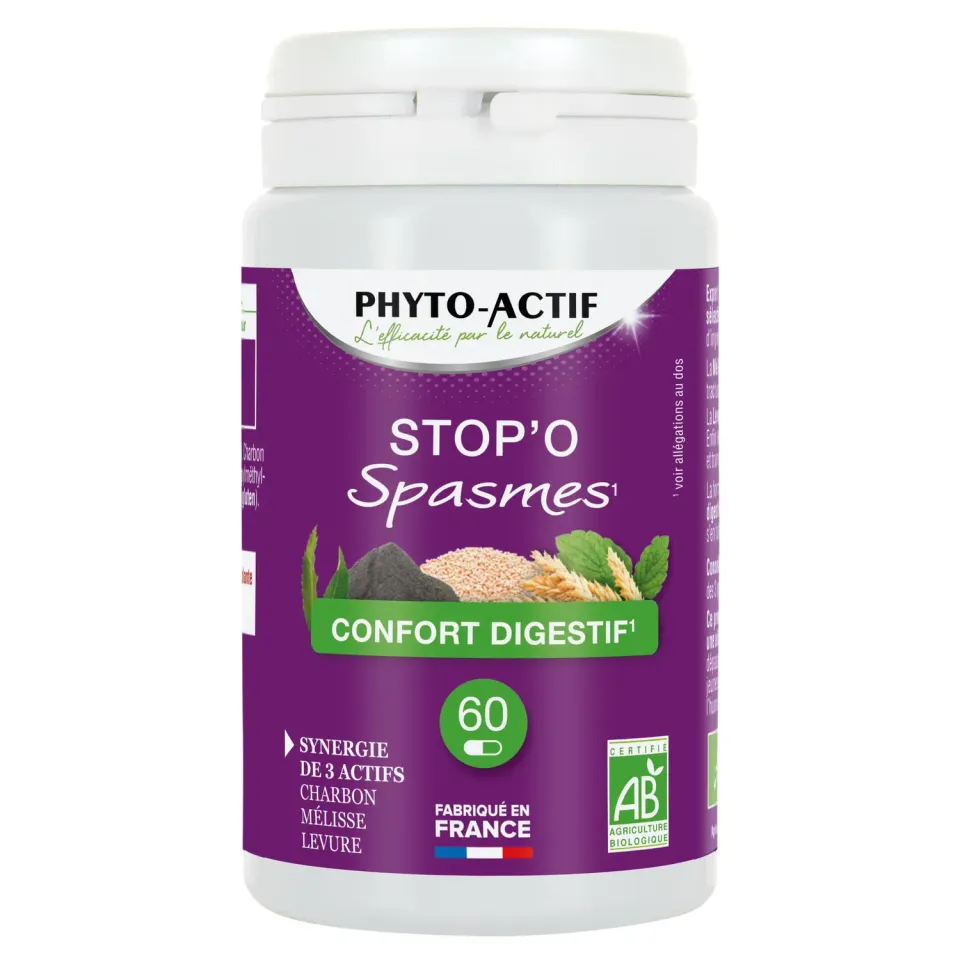 Phyto-Actif STOP'O Spasmes gélules 60 confort digestif