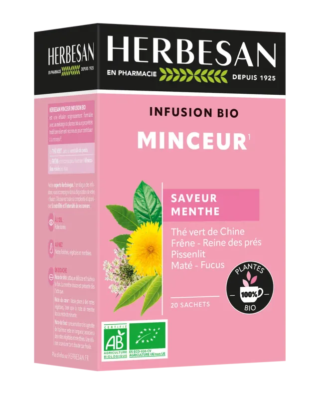 Herbesan Minceur infusion bio silhouette