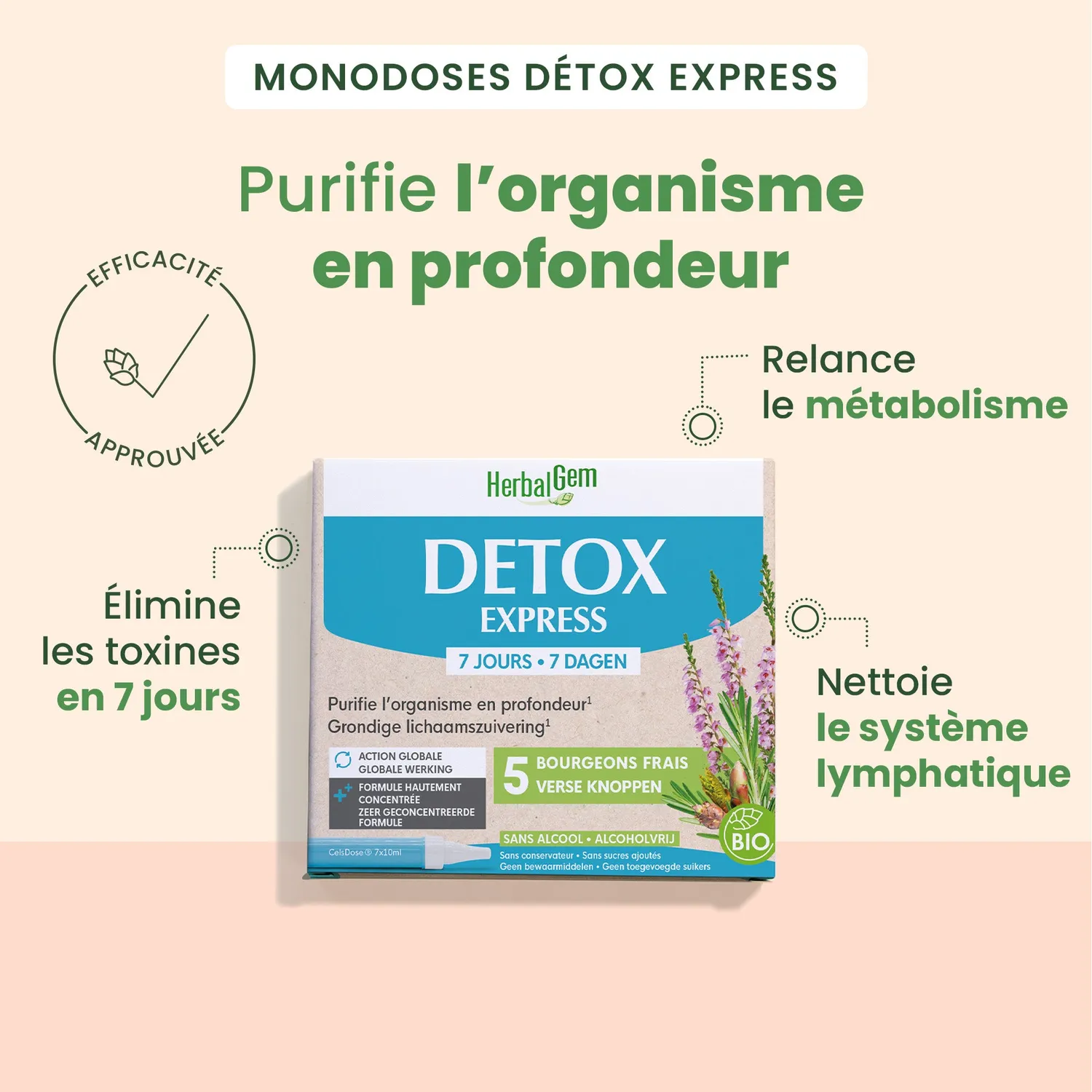 Herbalgem Cure anti-allergies bourgeons 3 flacons