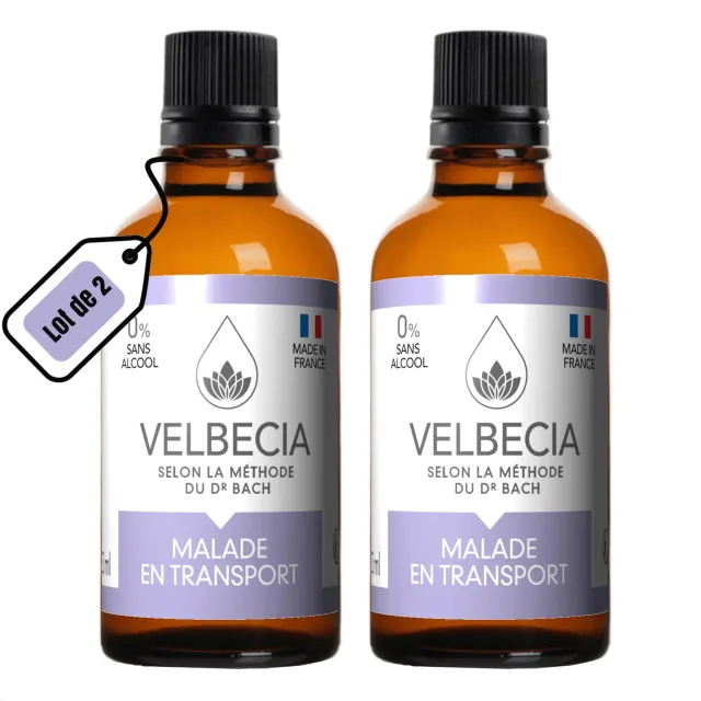 Velbecia Animal Malade en voiture élixir sans alcool 2x50 ml