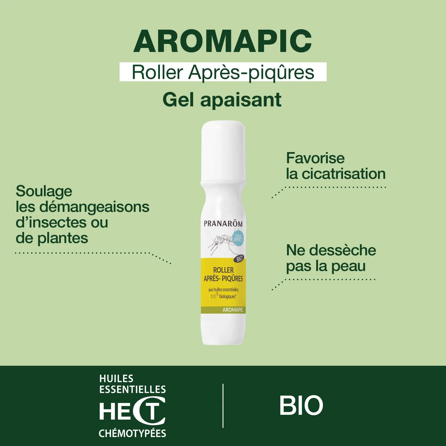 Herbalgem Roller apaisant après-piqûres bio démangeaisons