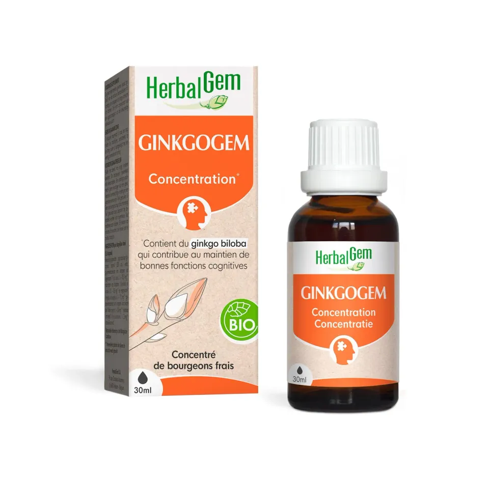 Herbalgem GinkgoGem complexe bourgeons bio concentration