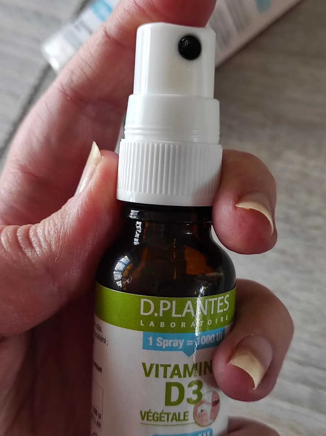 D.Plantes Vitamine D3 1000 UI Spray Vegan 20ml Immunité