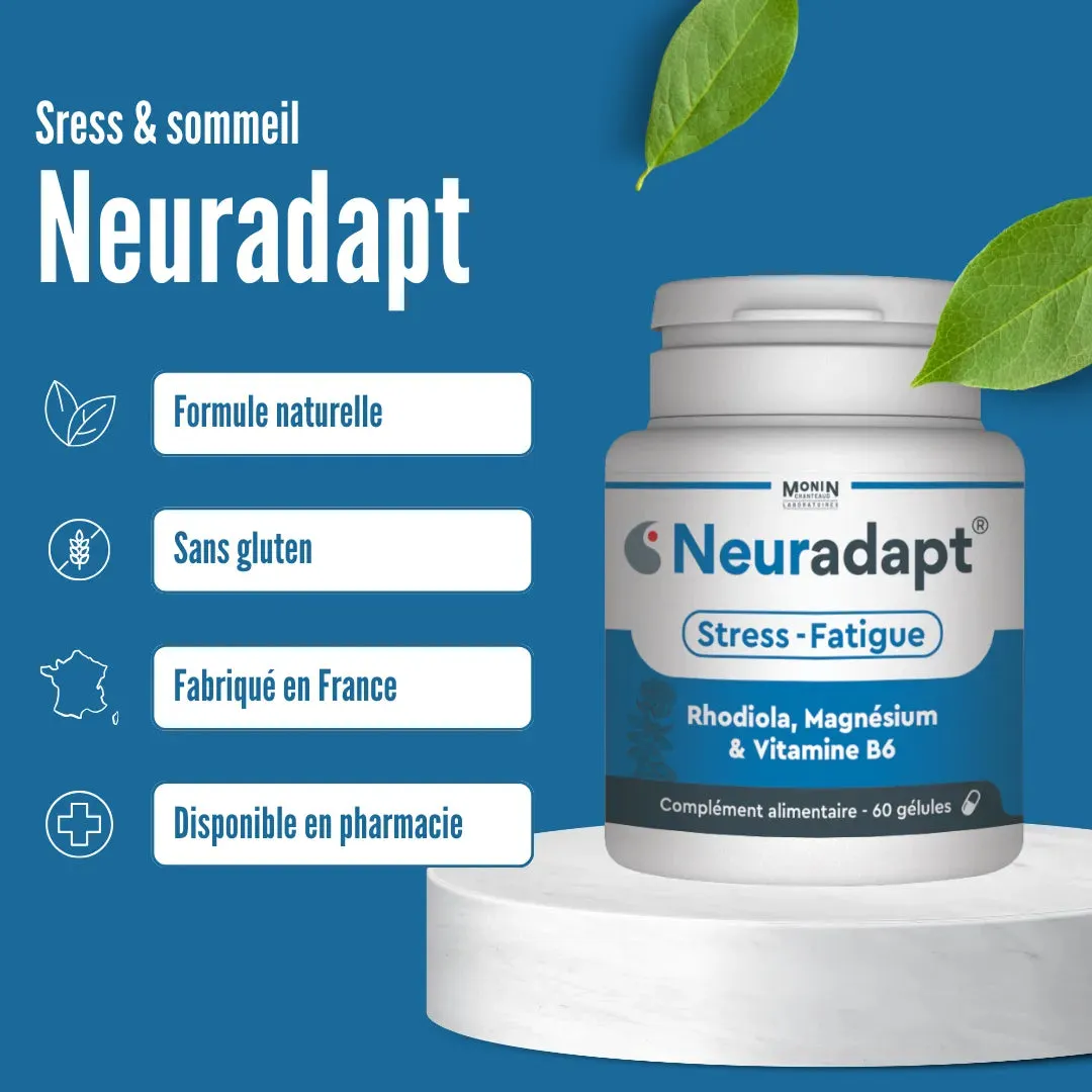 Monin Chanteaud Neuradapt gélules stress fatigue 60