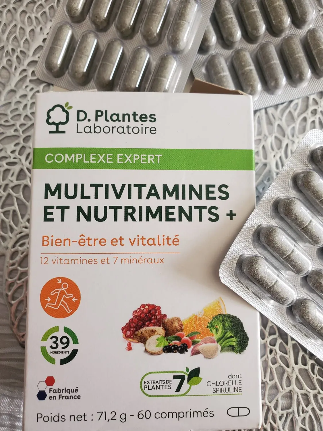 D.Plantes Multivitamines Nutriments+ 60 comprimés tonus