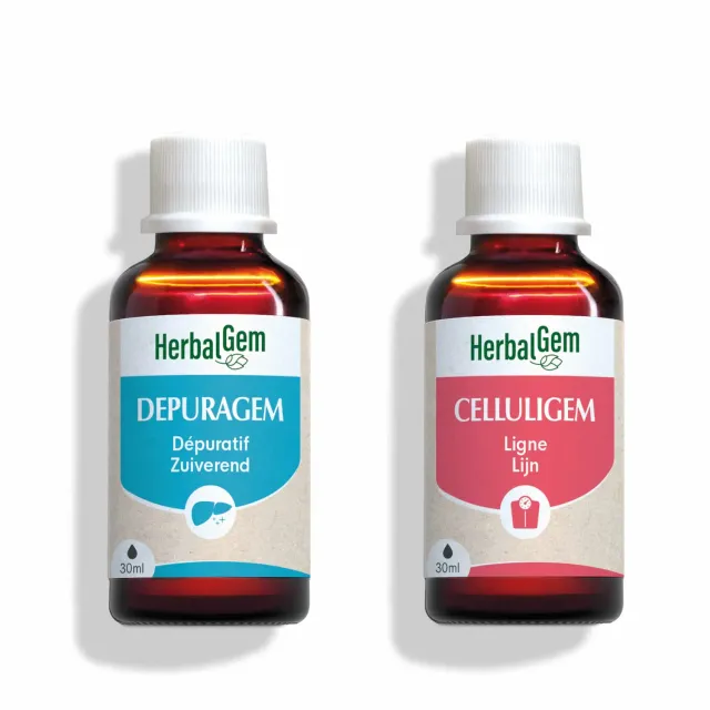 Herbalgem Cure Dépurative + Silhouette complexe détox drain