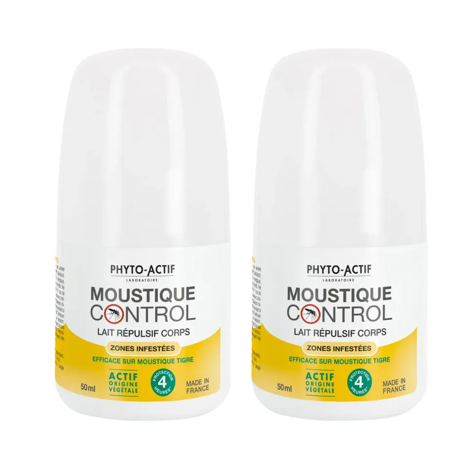 Phyto-Actif Moustique Control lait roll-on 2x50ml tigre