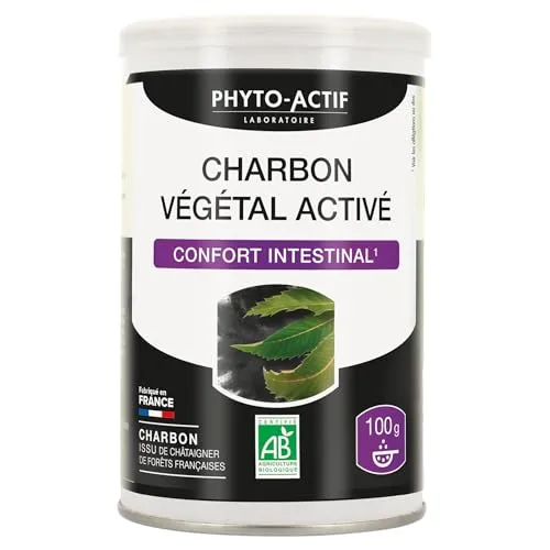 Phyto-Actif Charbon Végétal Bio poudre 100g digest