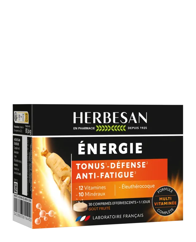 Herbesan Énergie complément alimentaire éleuthérocoque