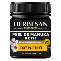 Herbesan Miel de Manuka IAA15+ pot actif