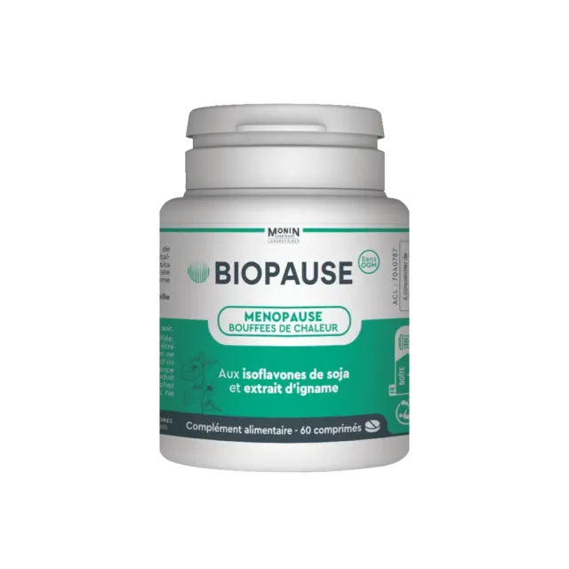 Laboratoires Monin Chanteaud Biopause 60 gélules ménopause soja