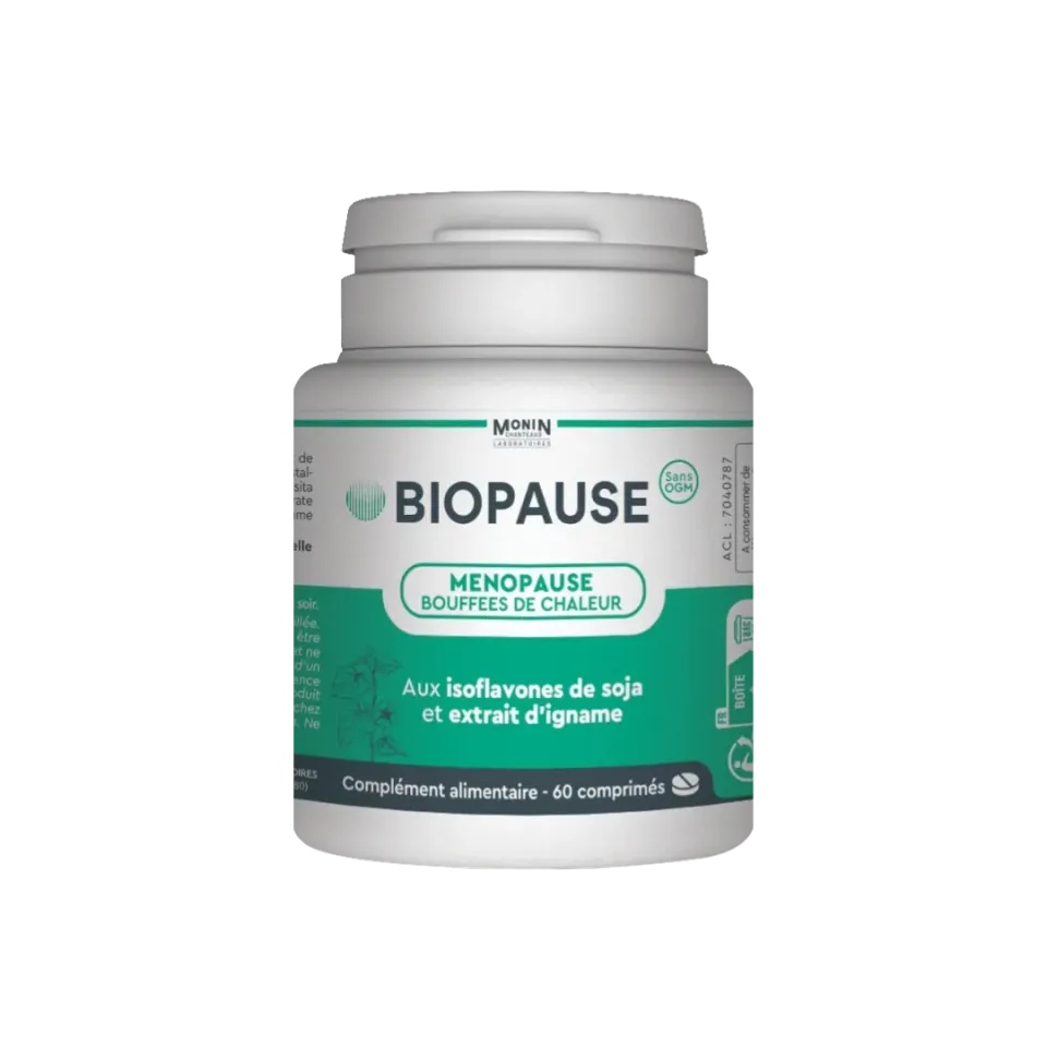 Laboratoires Monin Chanteaud Biopause 60 gélules ménopause soja