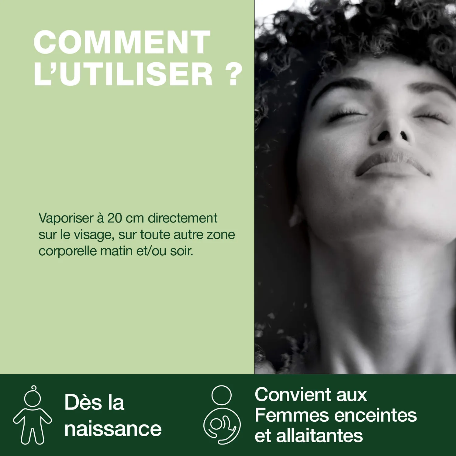 Herbalgem Hydrolat Menthe poivrée bio fraîcheur peau