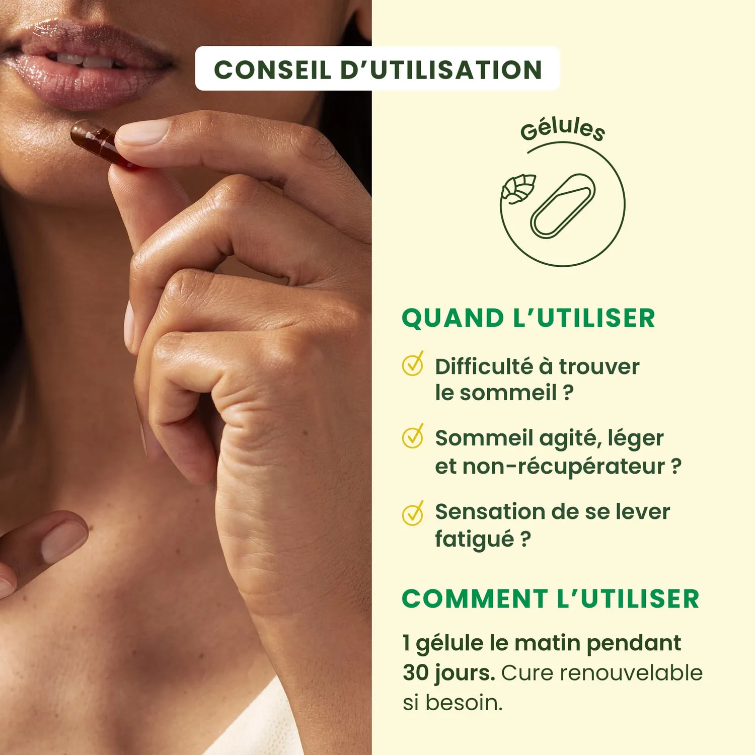 Herbalgem Gemmocaps Sommeil gélules bio sans mélatonine