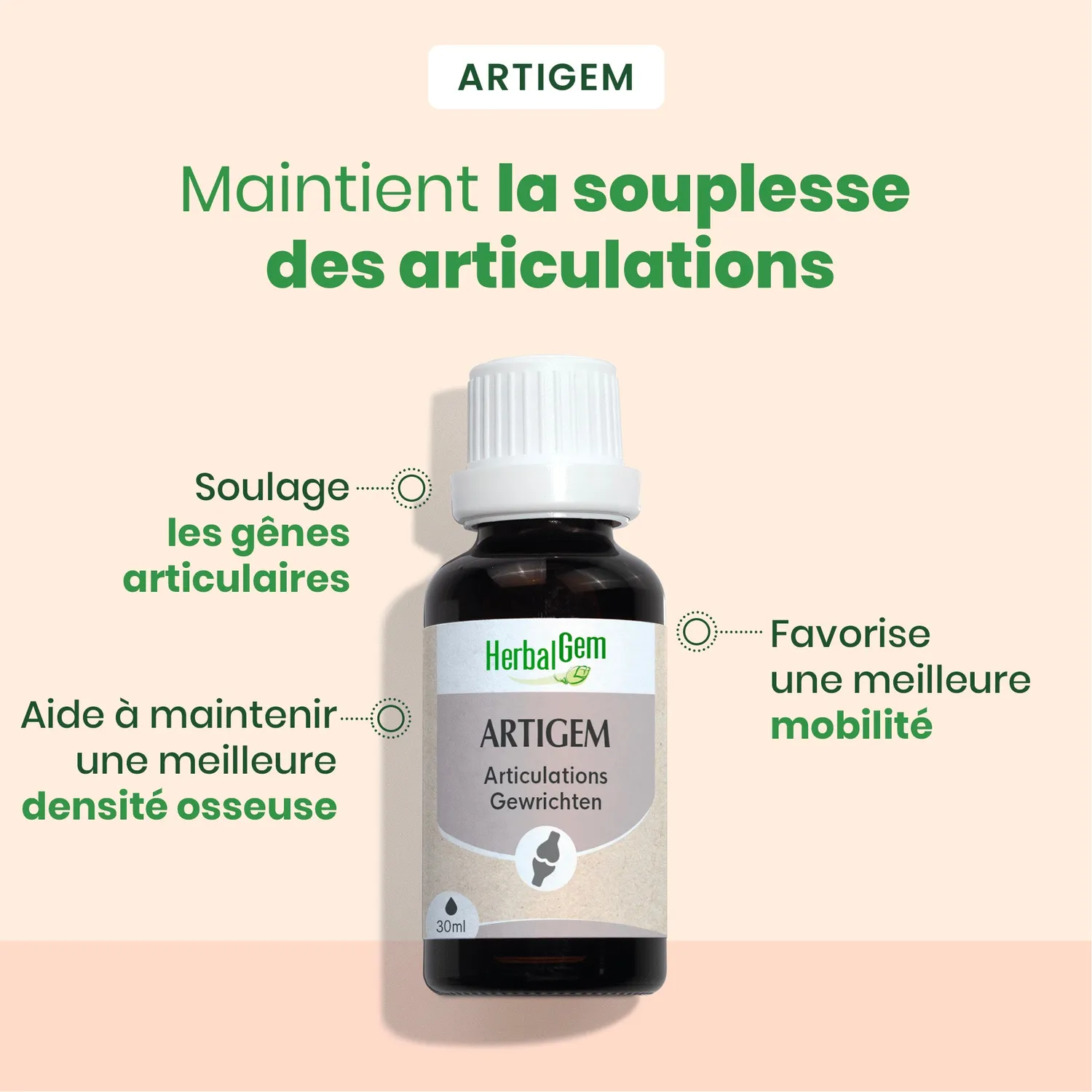 Herbalgem Artigem complexe articulations bio confort