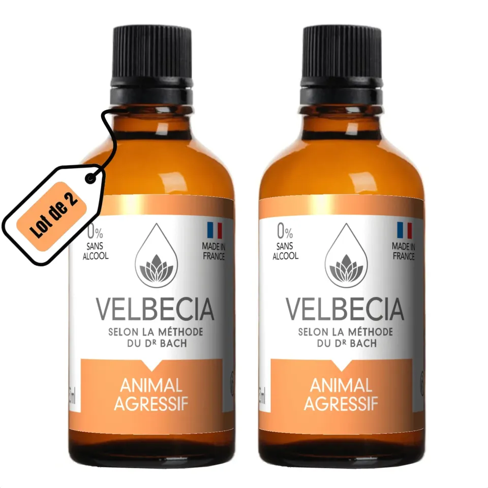 Velbecia Animal Agressif Élixir Sans Alcool 50ml Calme