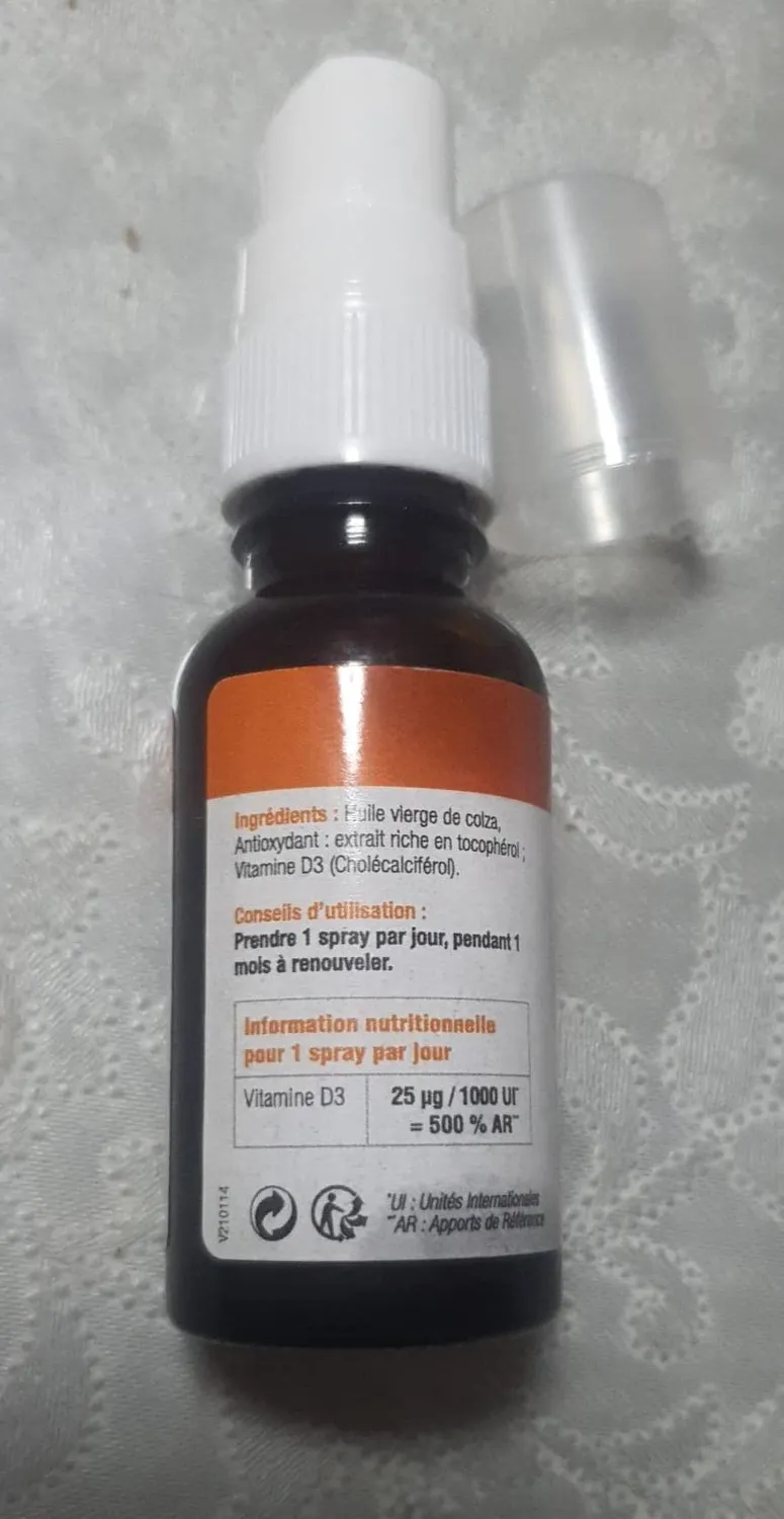 D.Plantes Vitamine D3 Originale 1000 UI spray 20 ml immunite