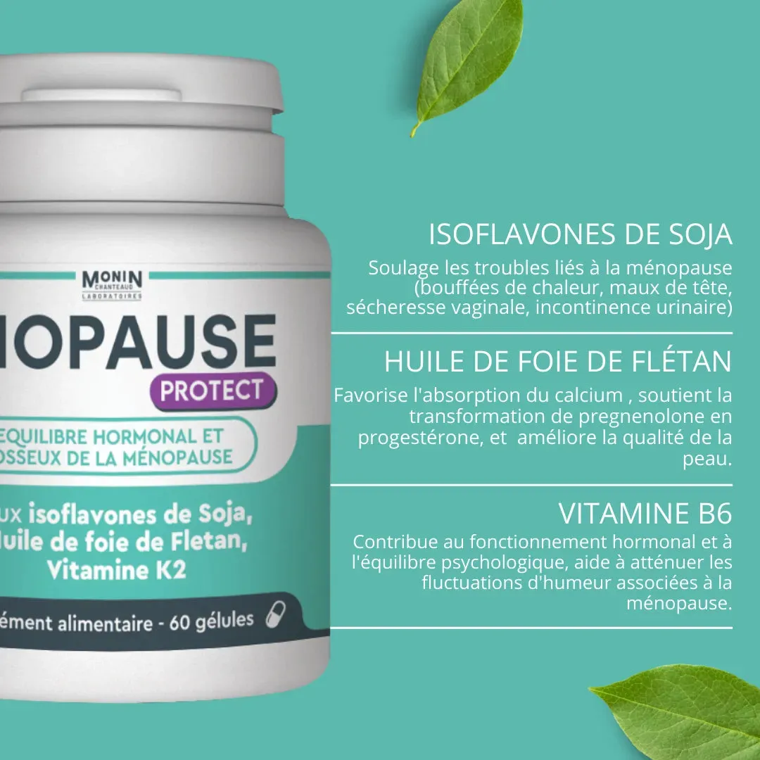 Monin Chanteaud Biopause Protect comprimés ménopause soja