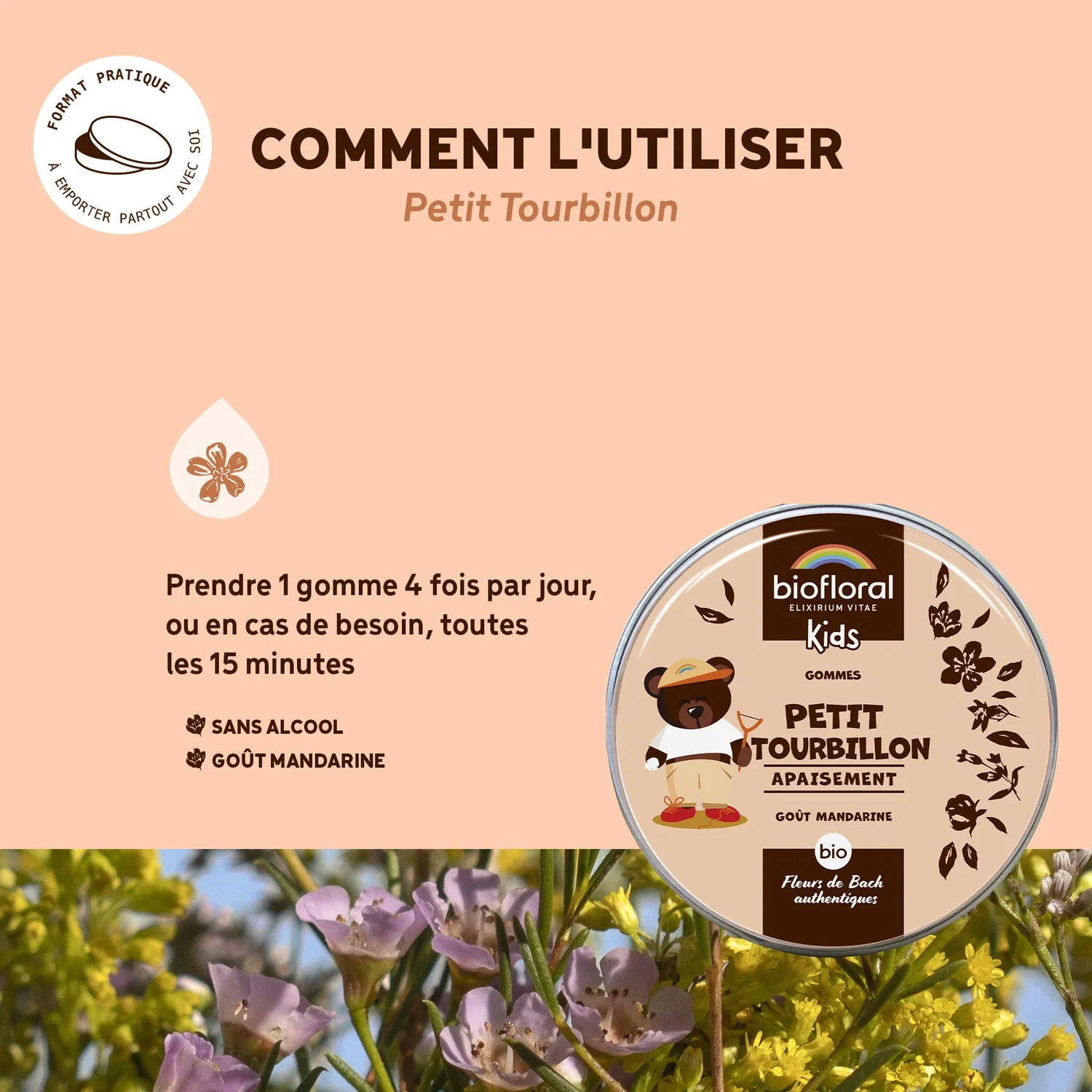 Herbalgem Petit Tourbillon gommes bio enfant calme
