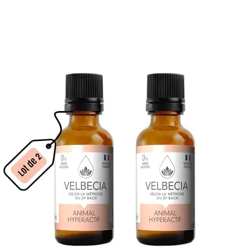 Velbecia Animal Hyperactif élixir fleurs 30ml + offert
