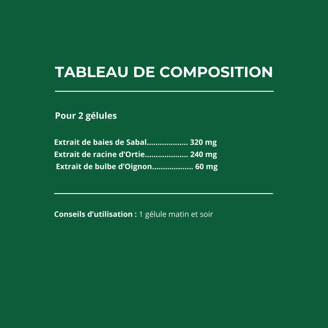 Laboratoires Monin Chanteaud Aden gélules homme sabal 160 mg