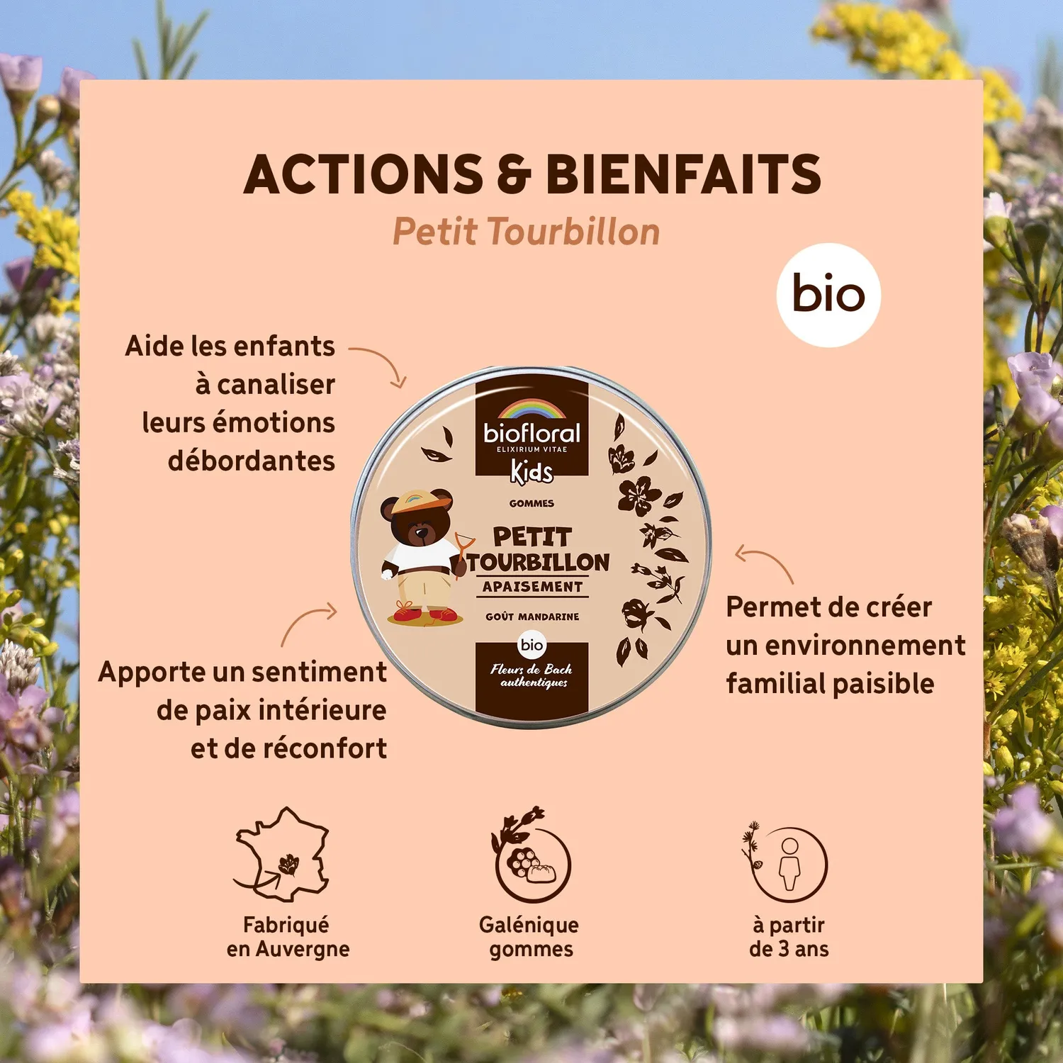 Herbalgem Petit Tourbillon gommes bio enfant calme