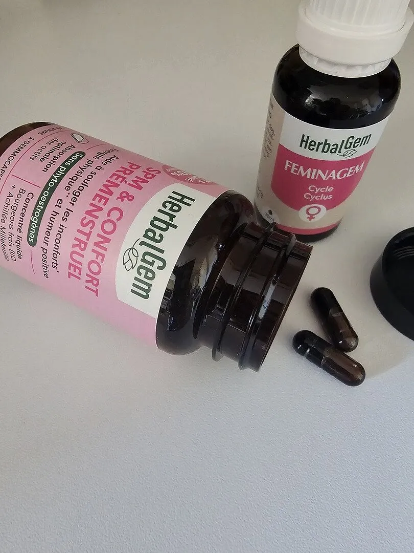 Herbalgem FeminaGem SPM complément cycle 2 flacons femme