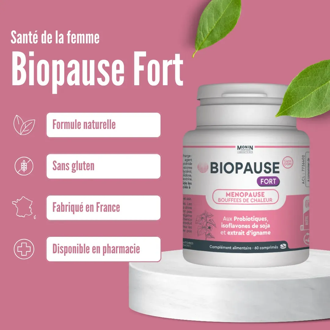 Laboratoires Monin Chanteaud Biopause Fort comprimés soja ménopause
