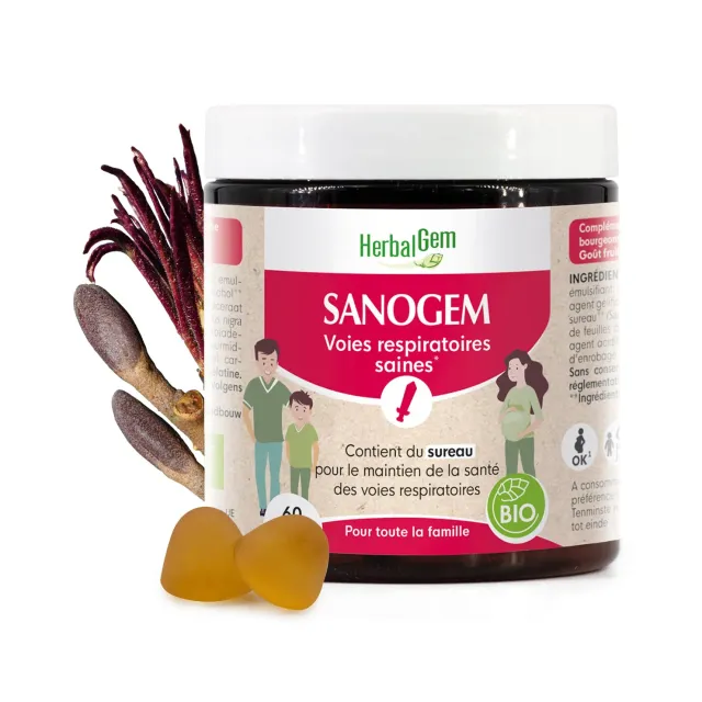 Herbalgem SanoGem Gummies Bio Respiration Immunité